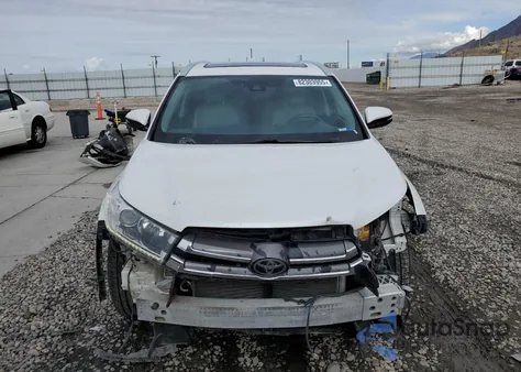 2018 Toyota Highlander Limited из США, поврежденный, VIN 5TDDZRFH8JS869551